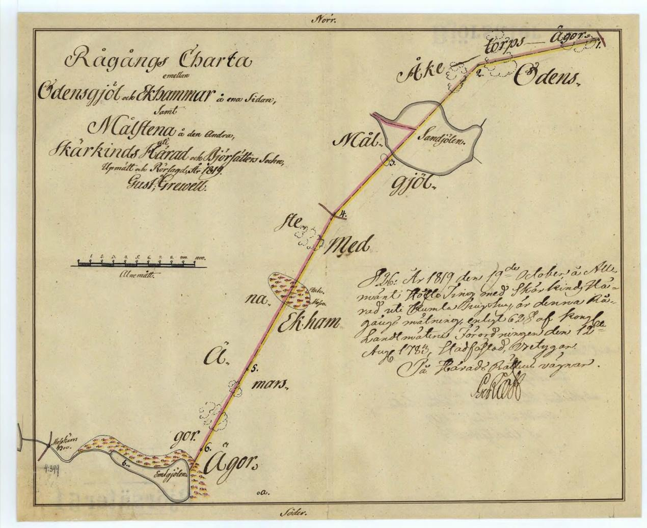 Rågångskartan 1819
