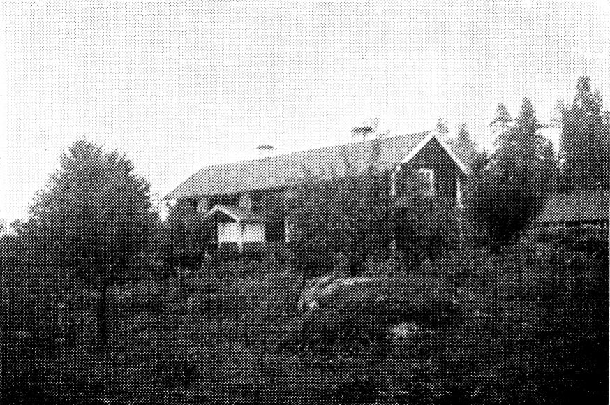 Målstena manbyggnad omkring 1939