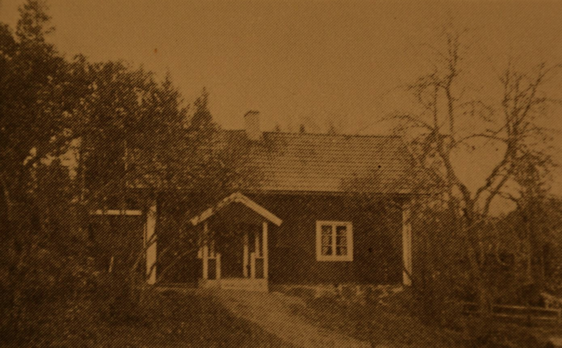 Målstena Torpet på ett äldre fotografi